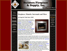 Tablet Screenshot of buildersfireplaceandsupply.com